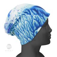 Oboustranná čepice Coral - modrá