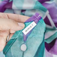 Pareo - šifonový šátek na plavky Orchid