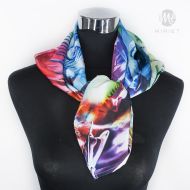 MATNÝ dámský saténový šátek - Aurora