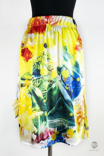 Saténová sukně - Tropic