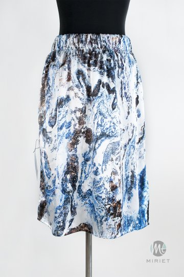 Saténová sukně - Ledovec